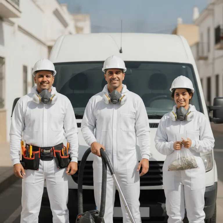 Desamiantado equipo en Ciudad Lineal